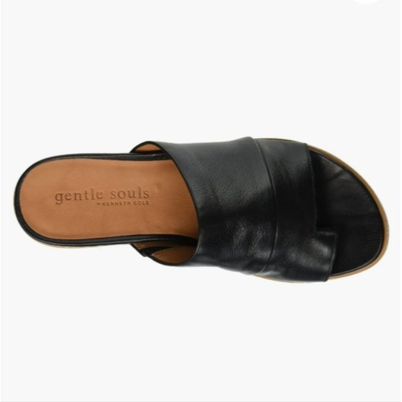 Gentle Souls Lavern Toe Ring Platform Slides - Picture 4 of 10